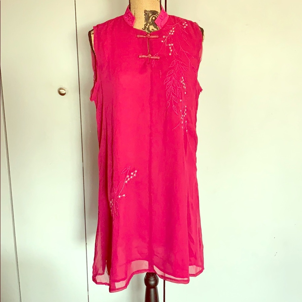 Pink Midi Dress